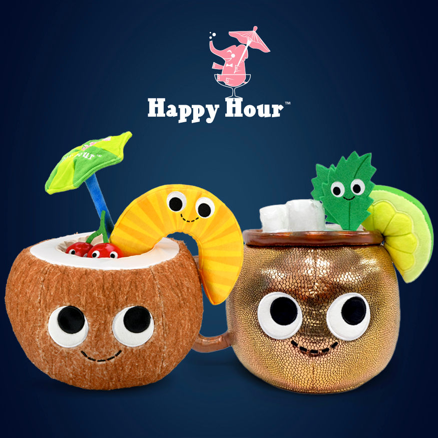 Happy Hour Cocktail Plush by Kidrobot - Adult Themed Plush