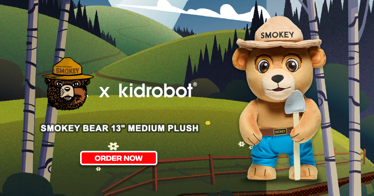 Smokey the Bear x Kidrobot Collection