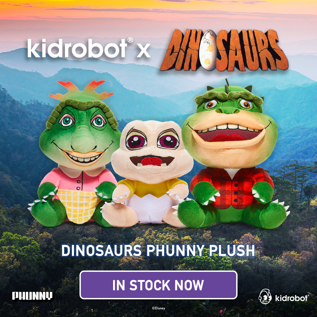 Dinosaurs x Kidrobot Collection