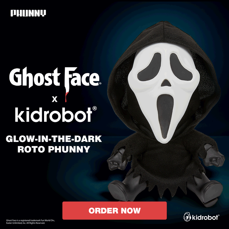 Ghost Face 8” Glow-in-the-Dark Roto Phunny