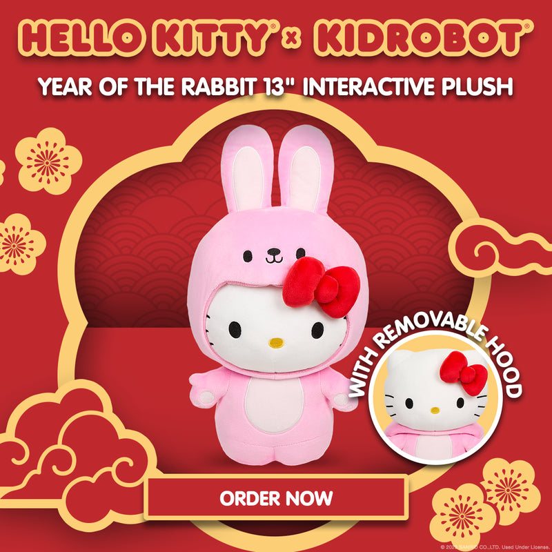 Hello Kitty® Chinese Zodiac Year of the Rabbit 13" Interactive Plush by Kidrobot