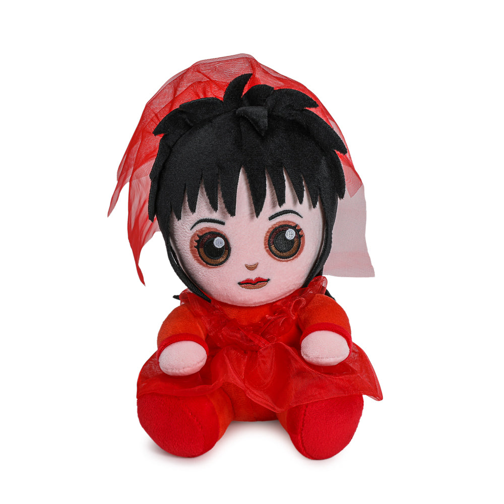 Beetlejuice Lydia Deetz in Red Wedding Dress Phunny Plush Beetlejuice Lydia Deetz in Red Wedding Dress Phunny Plush