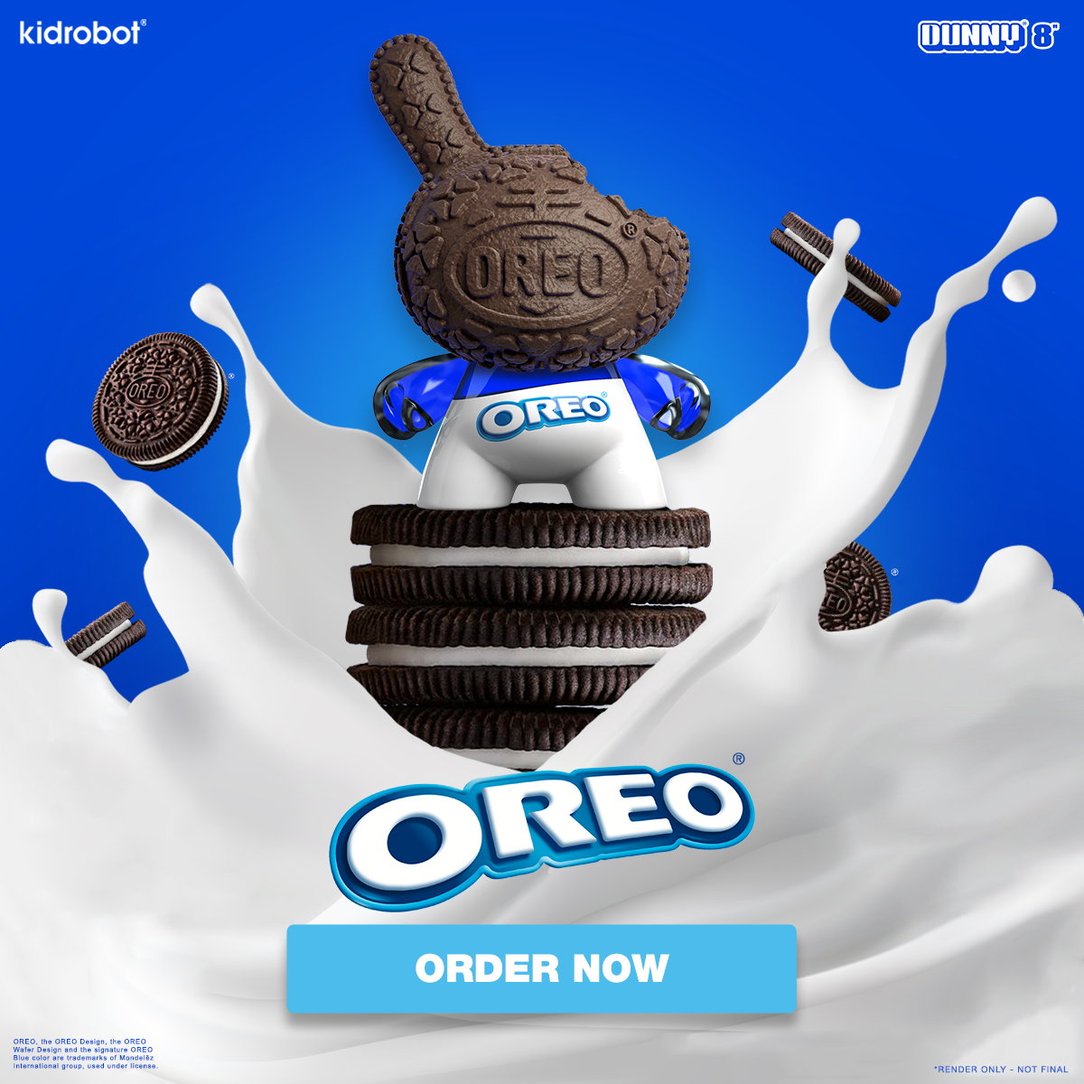 OREO® 8" Resin Dunny on Kidrobot.com
