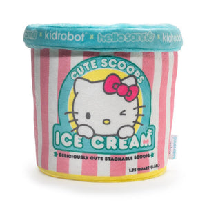 Sanrio Cute Scoops Ice Cream Plush by Kidrobot - Kidrobot - Designer Art Toys