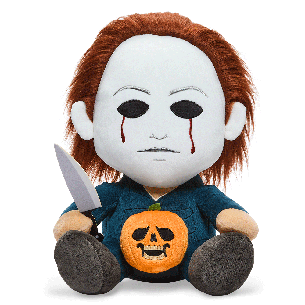 Halloween x Kidrobot Michael Myers (w/ Jack-o-Lantern) Phunny Plush- Big Apple C