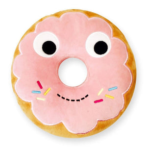 Yummy World 10" Pink Donut Plush Pillow - Kidrobot - Designer Art Toys