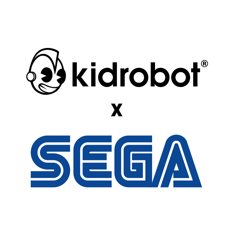 Kidrobot x Sega logo - Shop Kidrobot x Sega Genesis and Sonic the Hedgehog toys and collectibles at Kidrobot.com