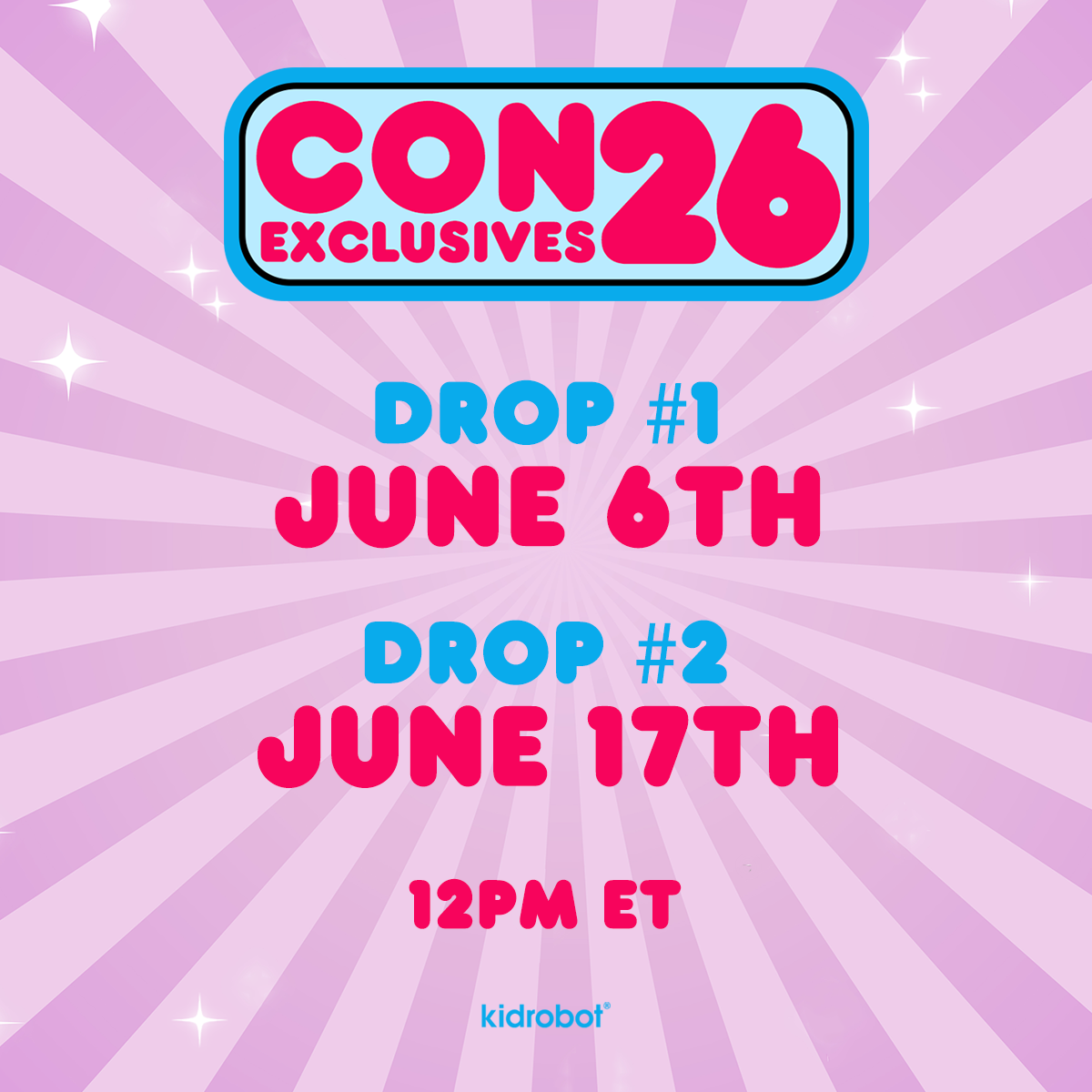 Kidrobot San Diego Comic Con Exclusives Pre-Sale