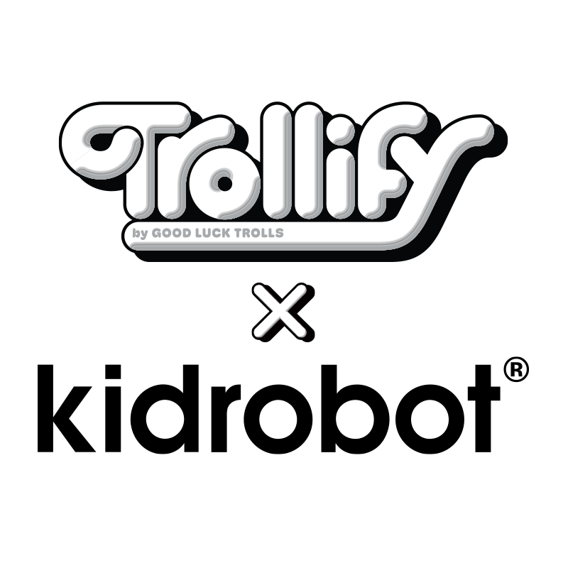 Kidrobot x Trolls Logo