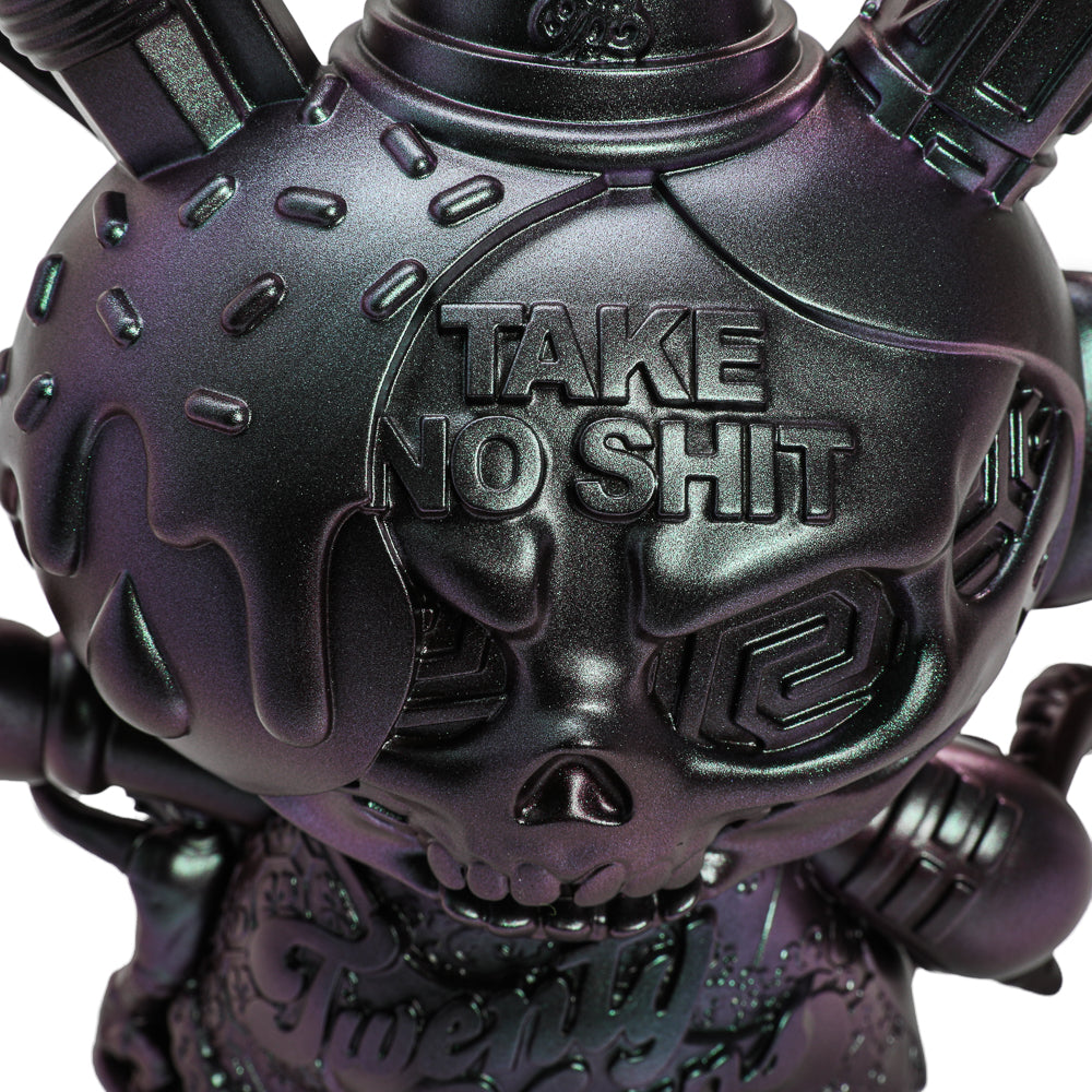 20th Anniversary Still Life Dunny 8-inch art figure by Tristan Eaton, Mystic Black Edition, limited to 300 pieces.