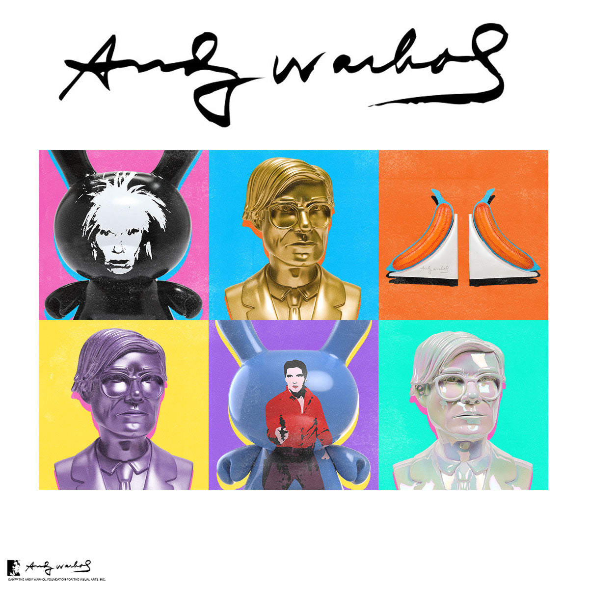Andy Warhol Toys, Art Figures & Collectibles - Kidrobot Warhol