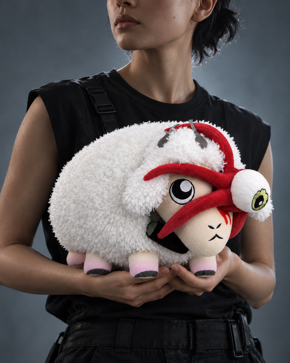 Large Alien: Earth Sheep with the Eye interactive plush toy by Alien, featuring a plush sheep design with a detailed eye.