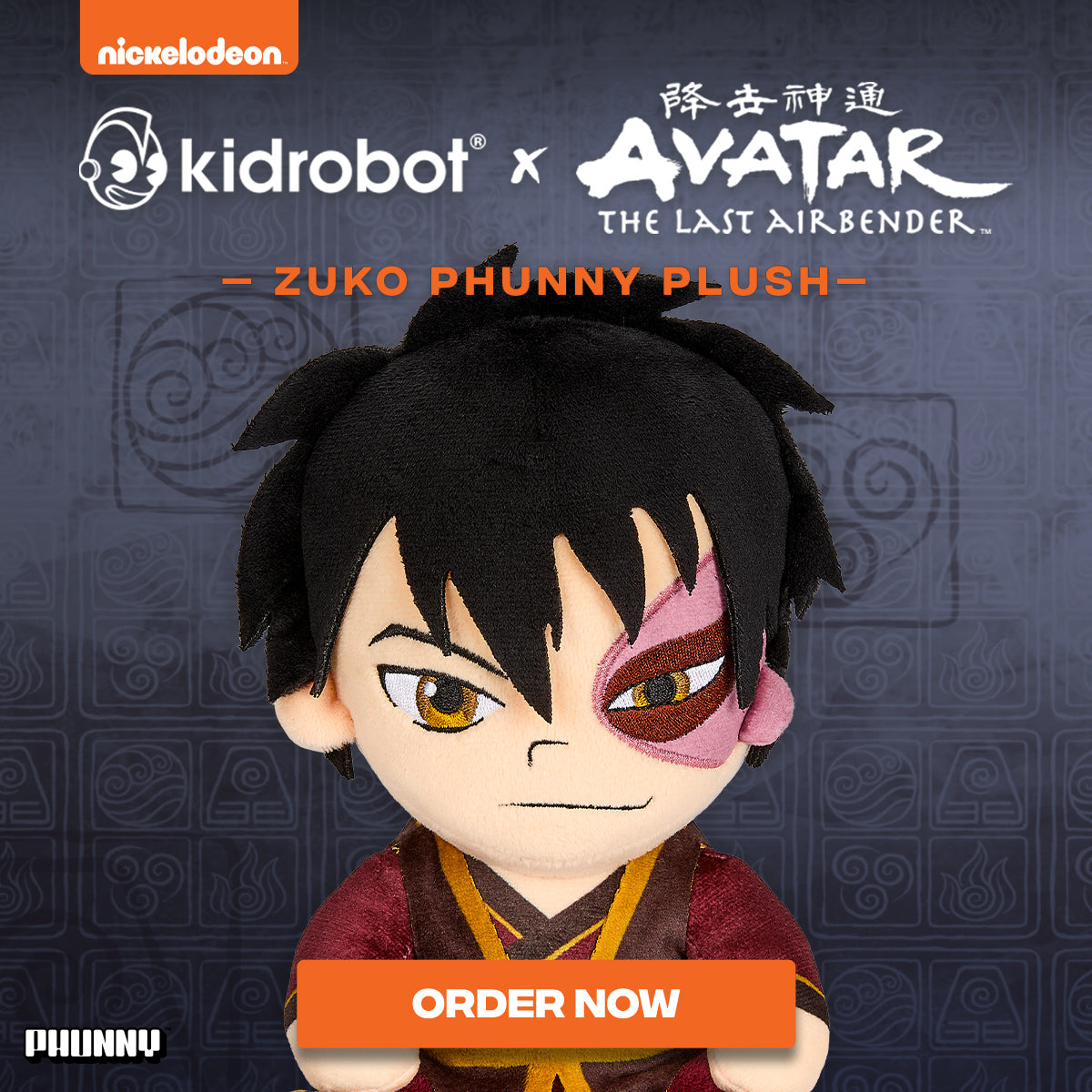 Avatar The Last Airbender x Kidrobot Collectible Plushies Kidrobot