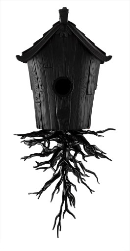 Kidrobot Black - Domestic Hunger Vinyl Art Piece by Blaine Fontana (Limited Edition of 200) (VAULT)