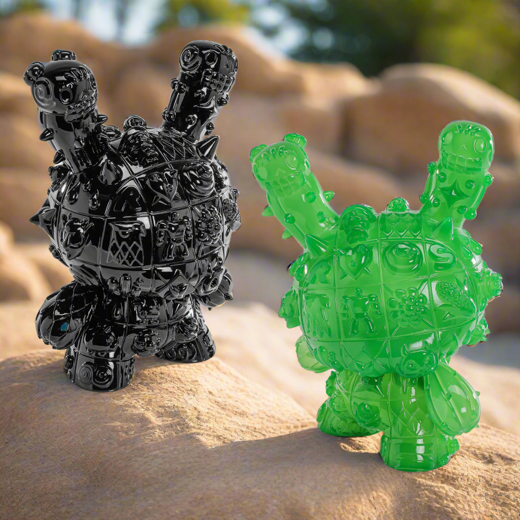 MONOLITH 8" Dunny 2-pack Bundle by ROBOT SODA - Onyx & Jade Limited Editions (PRE-ORDER) - Kidrobot - Shop Collectible Art Toys and Plush at Kidrobot.com