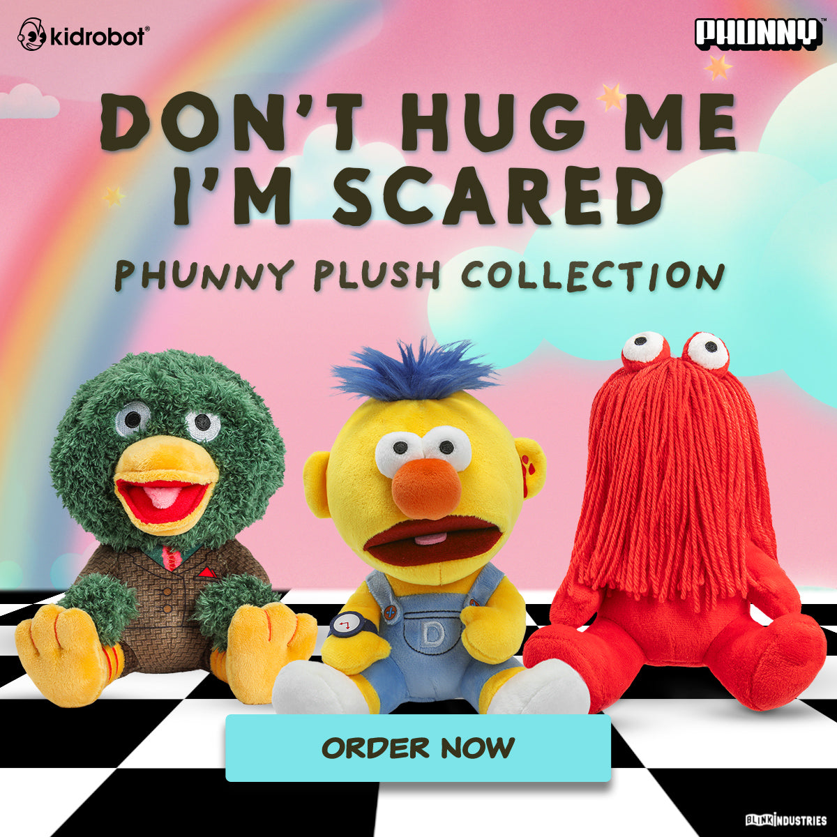 Don't hug me I'm scared kidrobot ぬいぐるみ Don't Hug Me Im Scared Plush by Kidrobot | Kidrobot