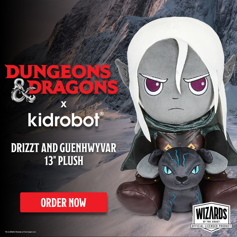 Dungeons & Dragons Drizzt and Guenhwyvar 13" Plush