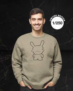 BLACK FRIDAY! Dunny Glitch Unisex Oversized Pullover Sweatshirt (Limited Edition of 250) (PRE-ORDER) - Kidrobot