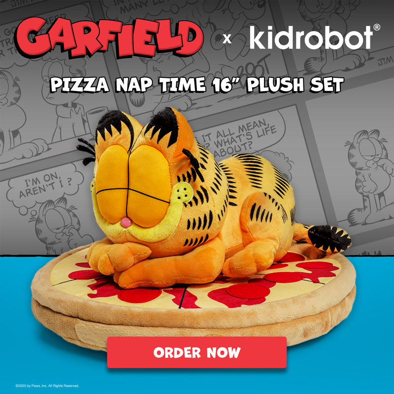 Garfield Pizza Nap Time 16” Plush Set (PRE-ORDER)