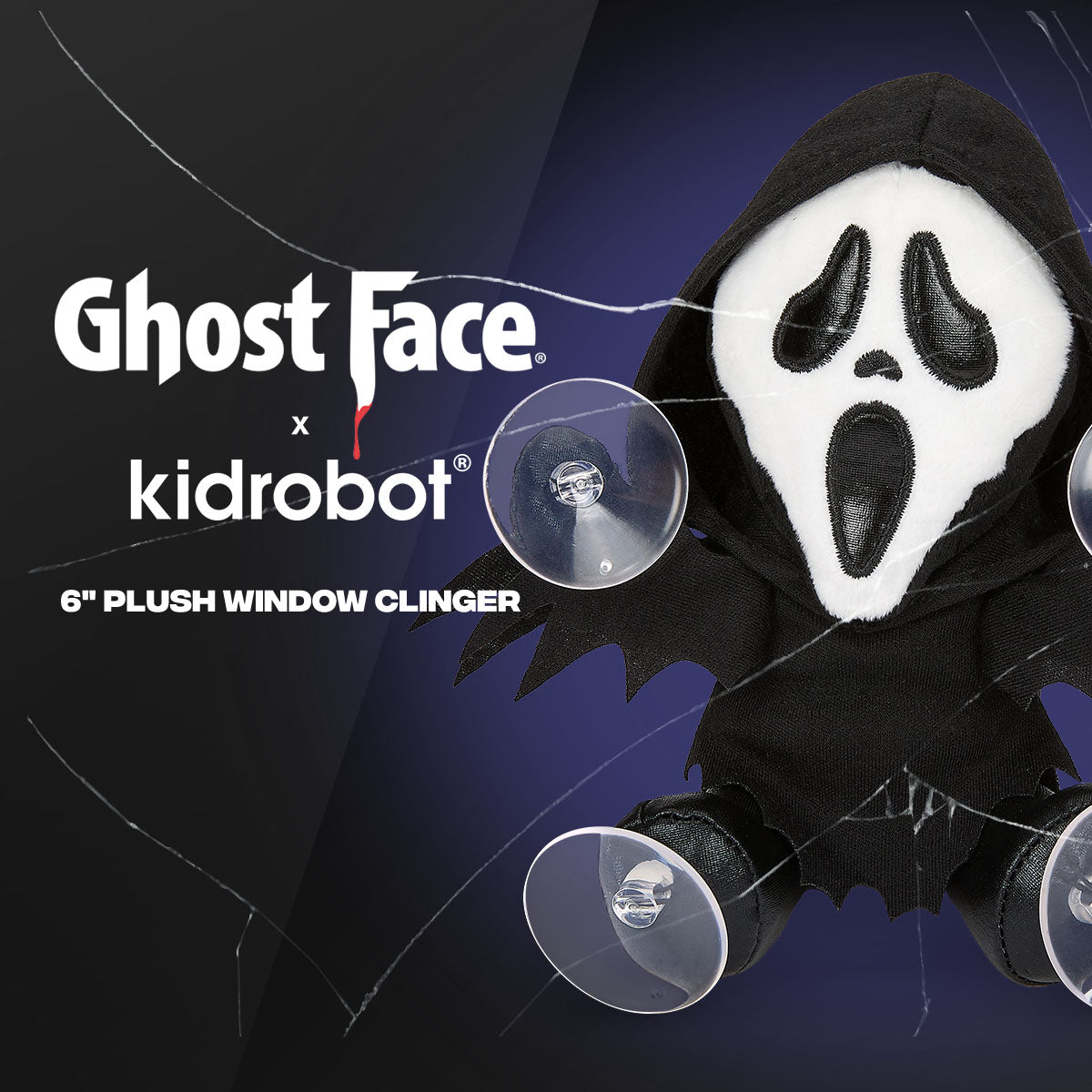 Ghost Face 6" Plush Window Clinger