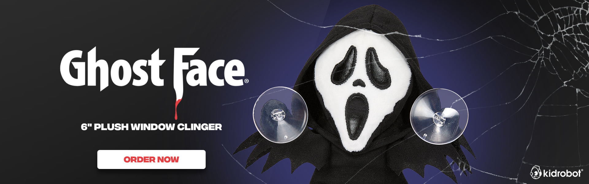 Ghost Face 6" Plush Window Clinger (PRE-ORDER)