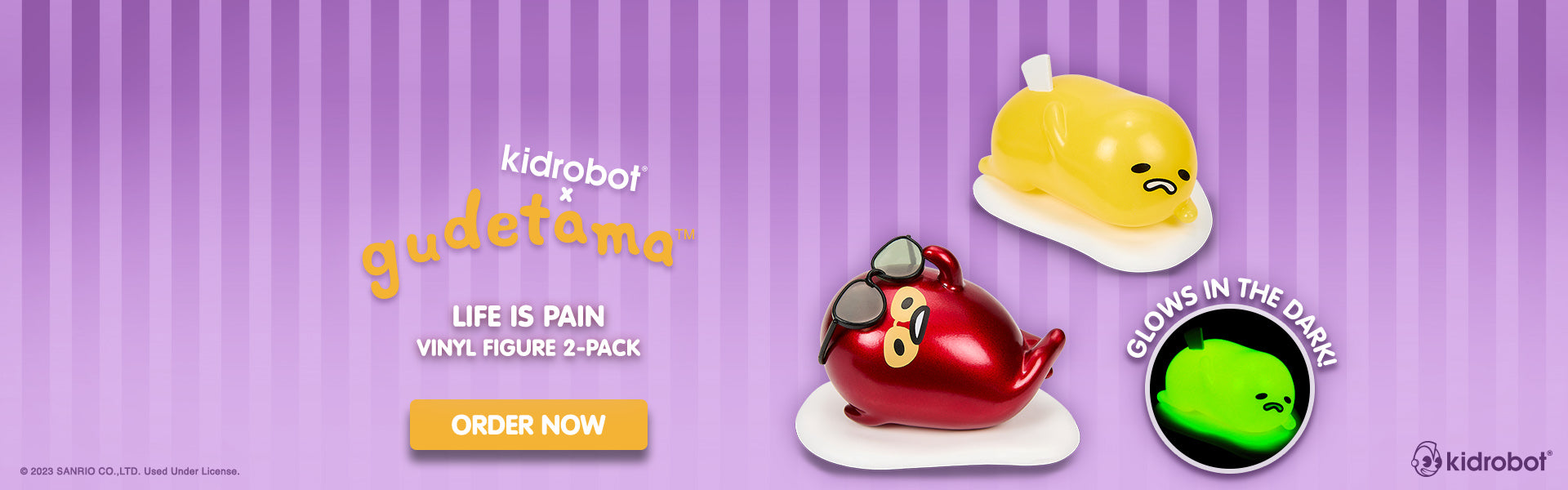 Gudetama Life is Pain Vinyl Figure 2-Pack