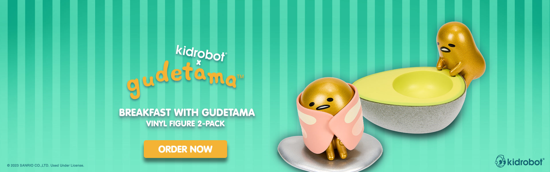 Breakfast with Gudetama Vinyl Figure 2-Pack