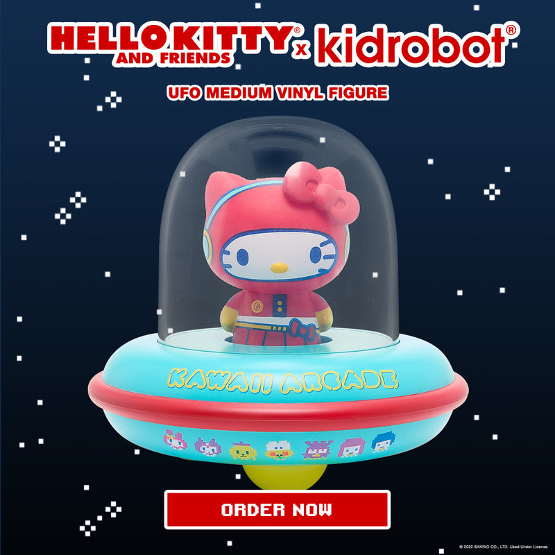 Hello Kitty® UFO Medium Vinyl Figure Main Version