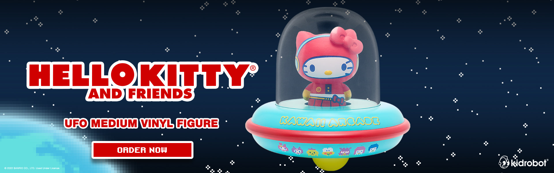 Hello Kitty® UFO Medium Vinyl Figure Main Version