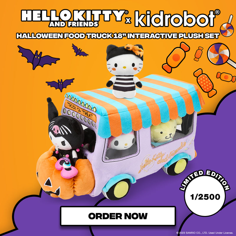 Hello Kitty® and Friends Halloween Food Truck 18” Interactive Plush Set (Limited Edition of 2500) (PRE-ORDER)