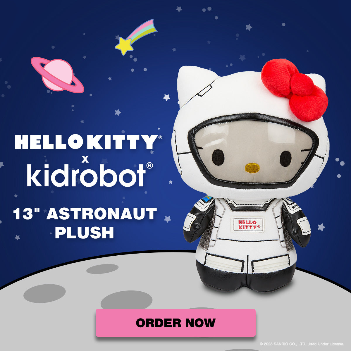Hello Kitty® 13" Astronaut Plush - Order now at Kidrobot.com