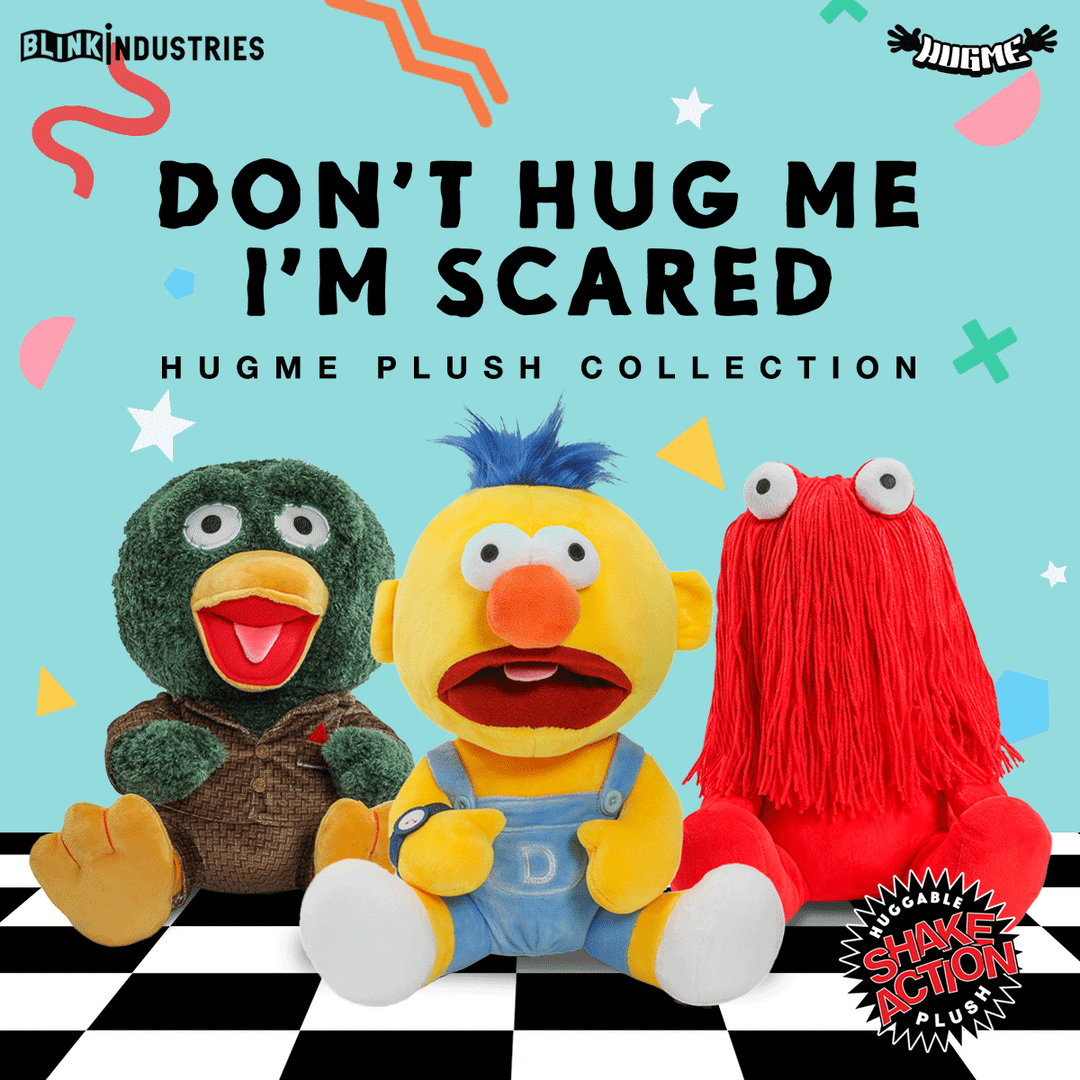 Don't Hug Me I'm Scared HugMe Plush with Shake Action Bundle 3