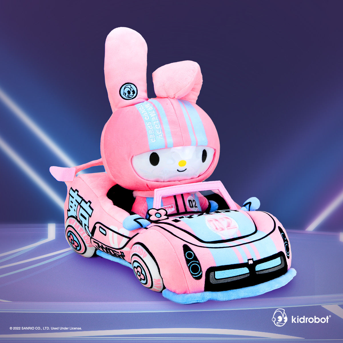 Hello Kitty® and Friends Tokyo Speed Racer My Melody® 13" Plush - Kidrobot - Shop Collectible Art Toys and Plush at Kidrobot.com