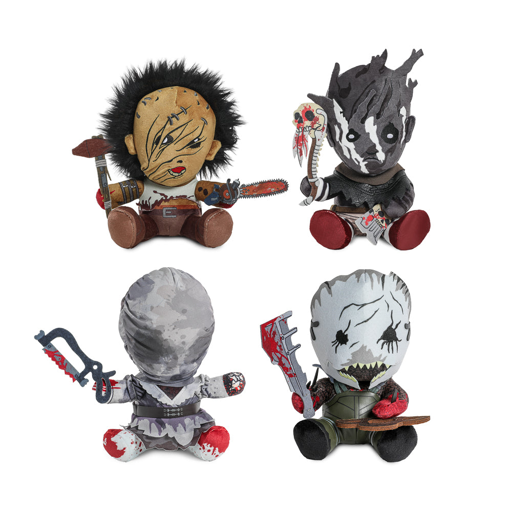 Dead by Daylight – The Hillbilly, The Nurse, The Trapper & The Wraith Phunny Plush 4-Pack Bundle - Kidrobot