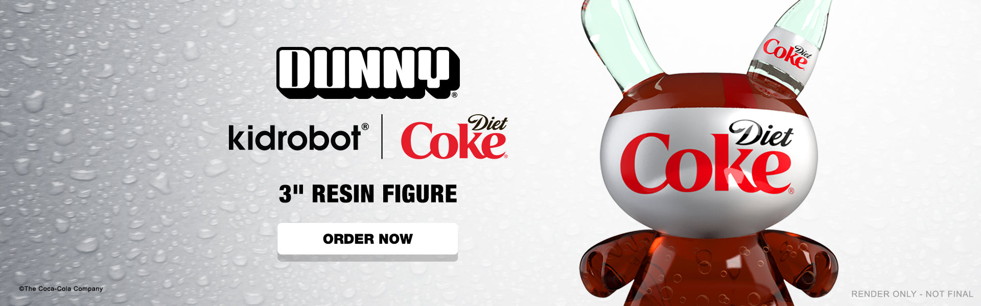 Kidrobot & Diet Coke® 8" Resin Dunny Art Figure - Kidrobot