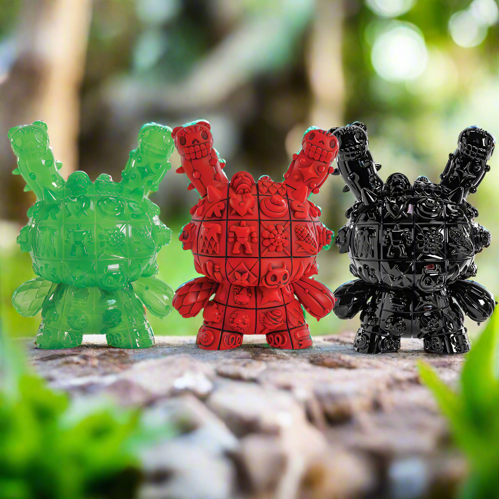 MONOLITH 8" Dunny Art Figures by ROBOT SODA - Complete Series Bundle - Jade, Onyx & Sangre Limited Editions (PRE-ORDER) - Kidrobot - Shop Collectible Art Toys and Plush at Kidrobot.com