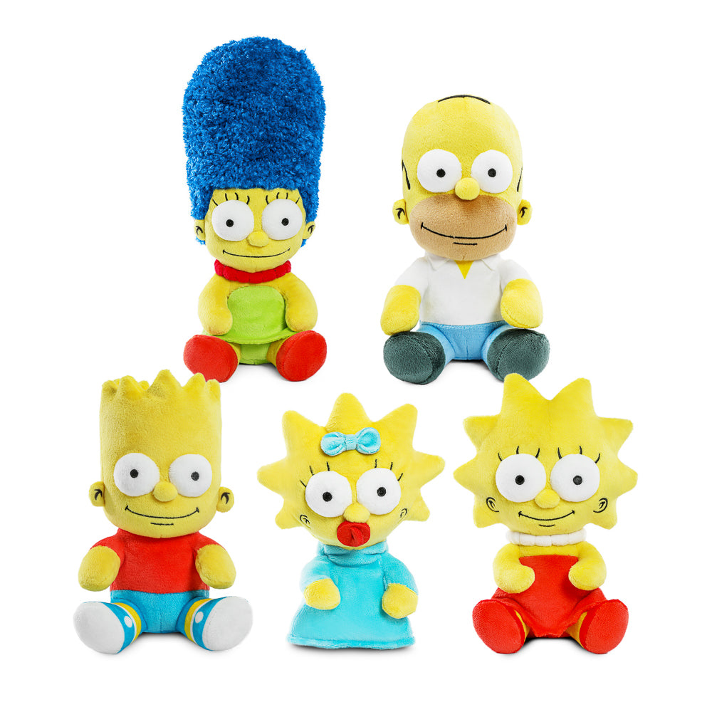 The Simpsons Family Phunny Plush 5-Pack Bundle (PRE-ORDER) - Kidrobot