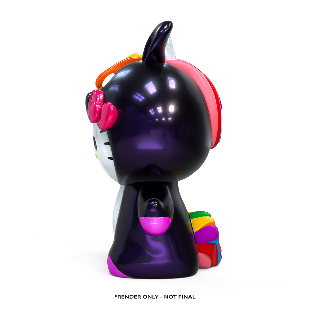Hello Kitty® Midnight Rainbow Unicorn 36" Art Giant - Kidrobot