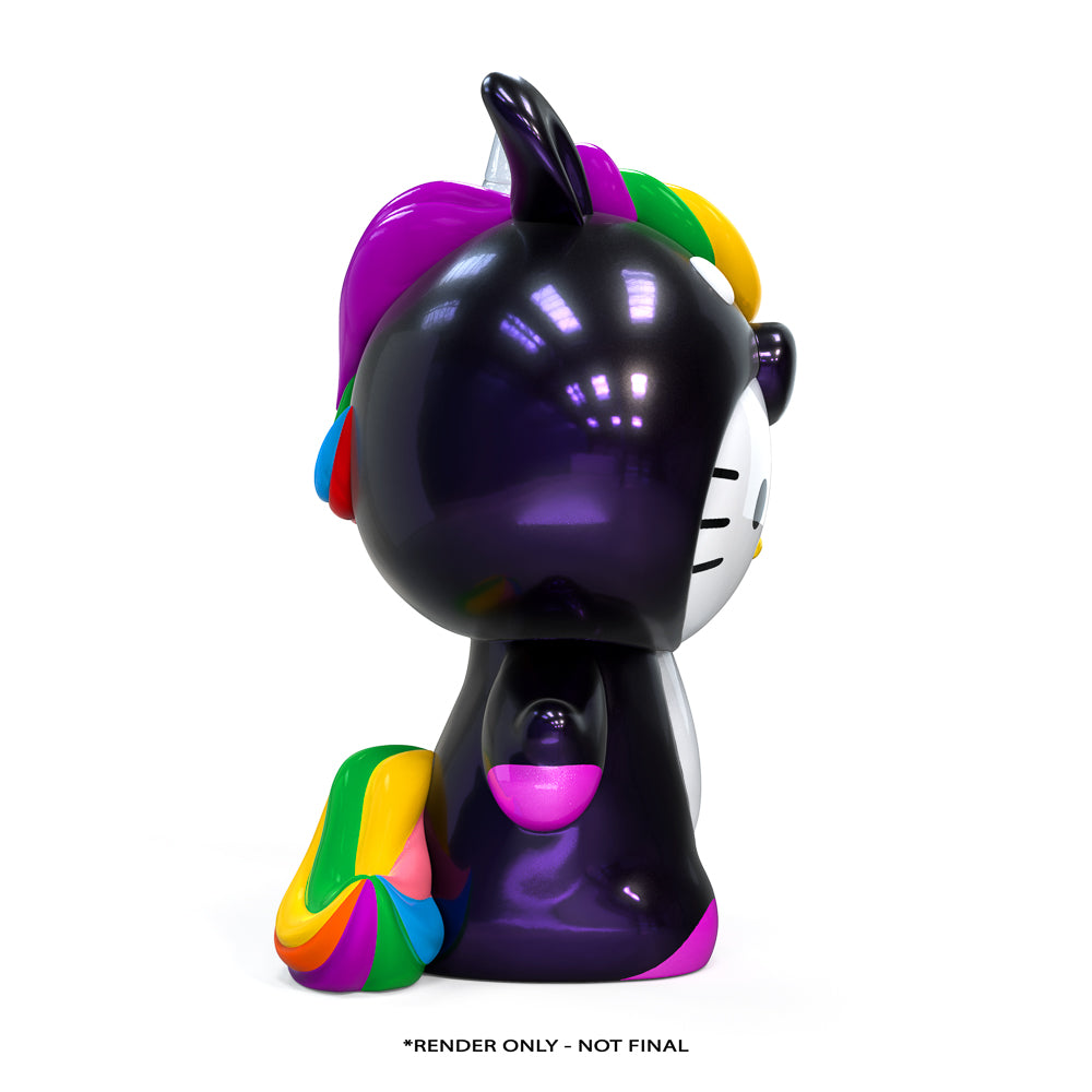 Hello Kitty® Midnight Rainbow Unicorn 36" Art Giant - Kidrobot