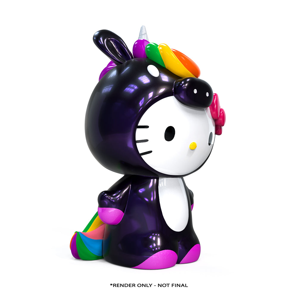 Hello Kitty® Midnight Rainbow Unicorn 36" Art Giant - Kidrobot