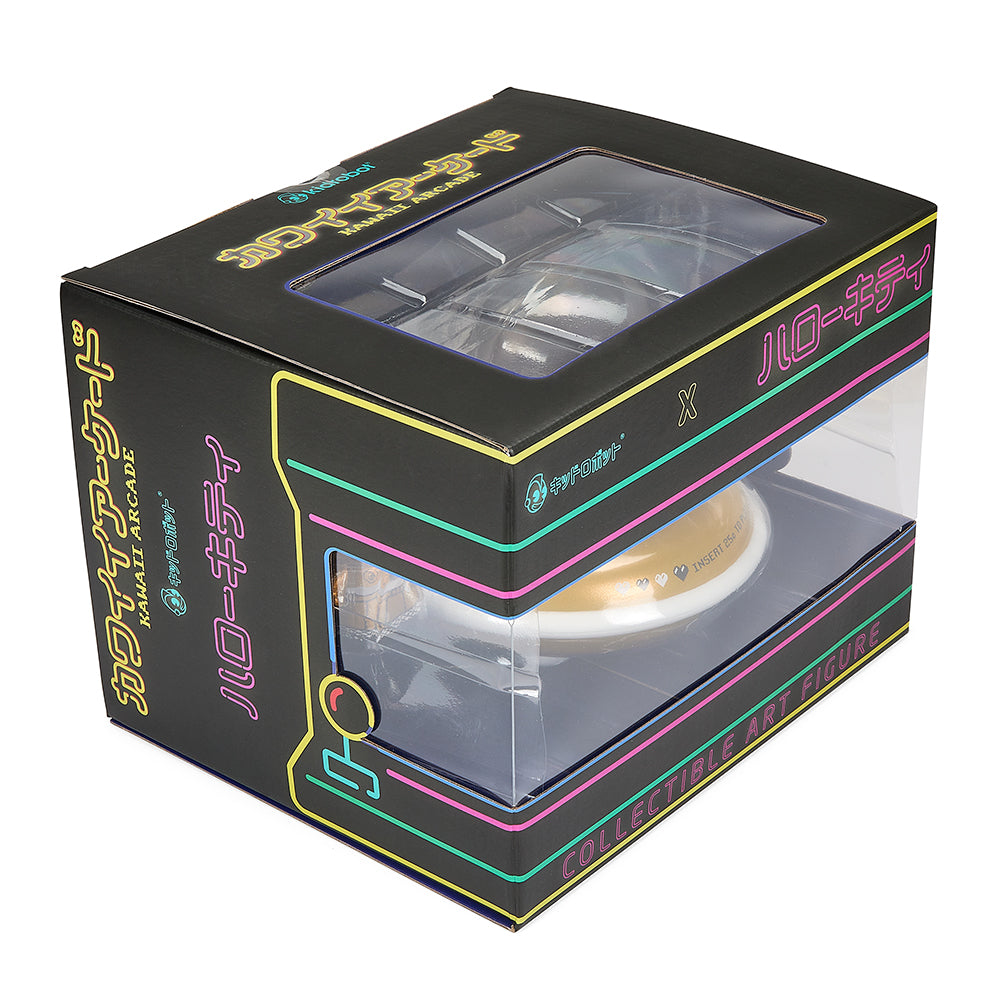 2023 CON EXCLUSIVE: Hello Kitty® UFO Medium Vinyl Figure - White and Gold Edition (Limited Edition of 400) (PRE-ORDER) - Kidrobot