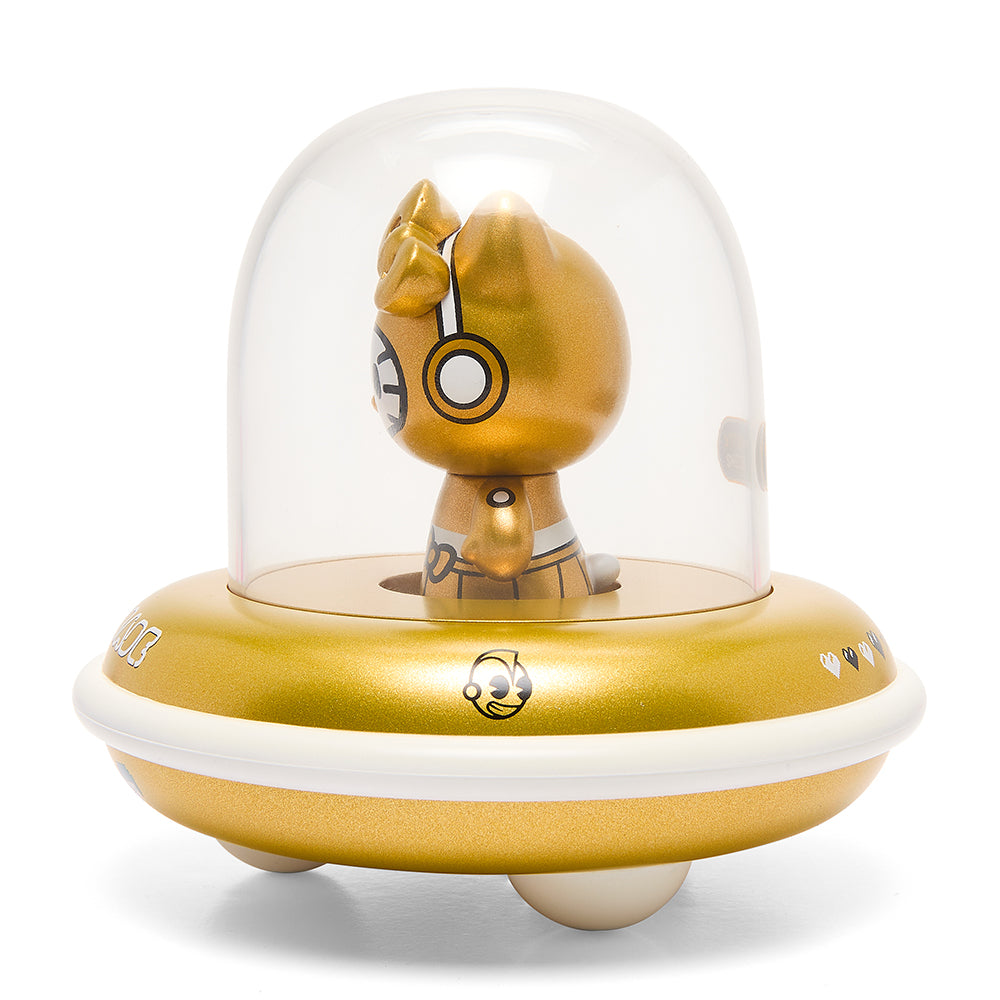 2023 CON EXCLUSIVE: Hello Kitty® UFO Medium Vinyl Figure - White and Gold Edition (Limited Edition of 400) (PRE-ORDER) - Kidrobot