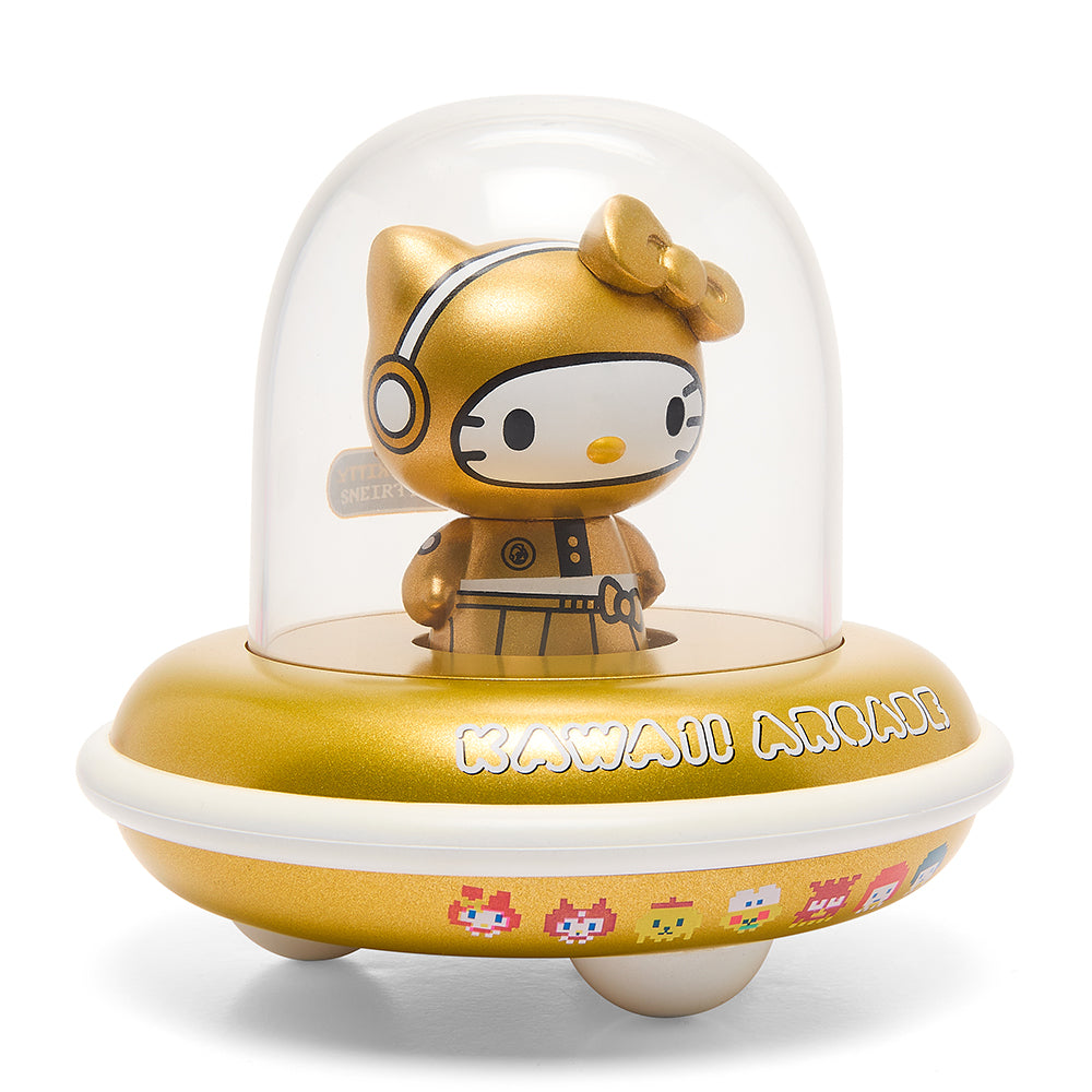 2023 CON EXCLUSIVE: Hello Kitty® UFO Medium Vinyl Figure - White and Gold Edition (Limited Edition of 400) (PRE-ORDER) - Kidrobot