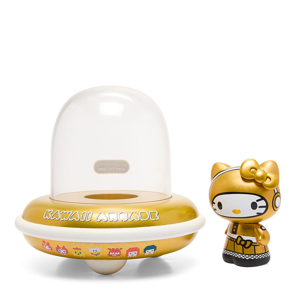 2023 CON EXCLUSIVE: Hello Kitty® UFO Medium Vinyl Figure - White and Gold Edition (Limited Edition of 400) (PRE-ORDER) - Kidrobot