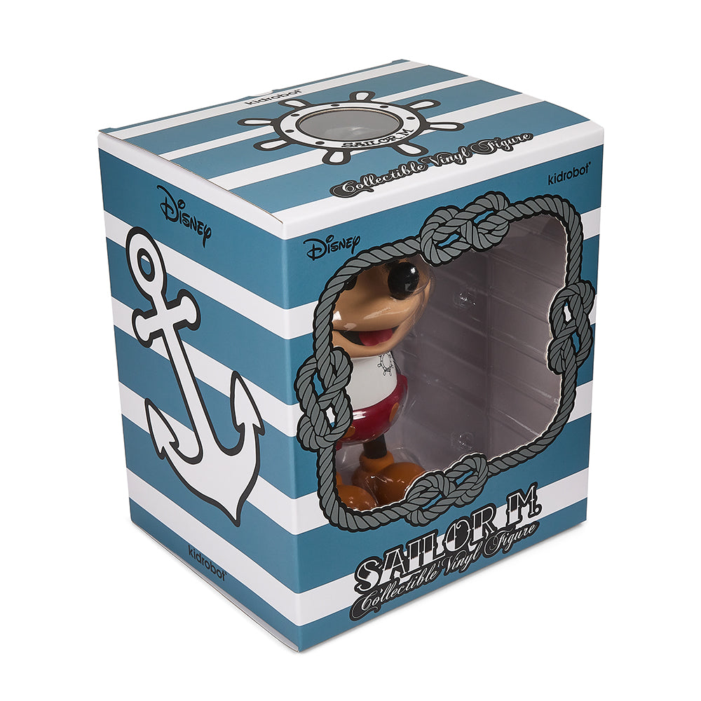 Disney Mickey Mouse "Sailor M." 8-inch Collectible Vinyl Figure by Pasa - Kidrobot