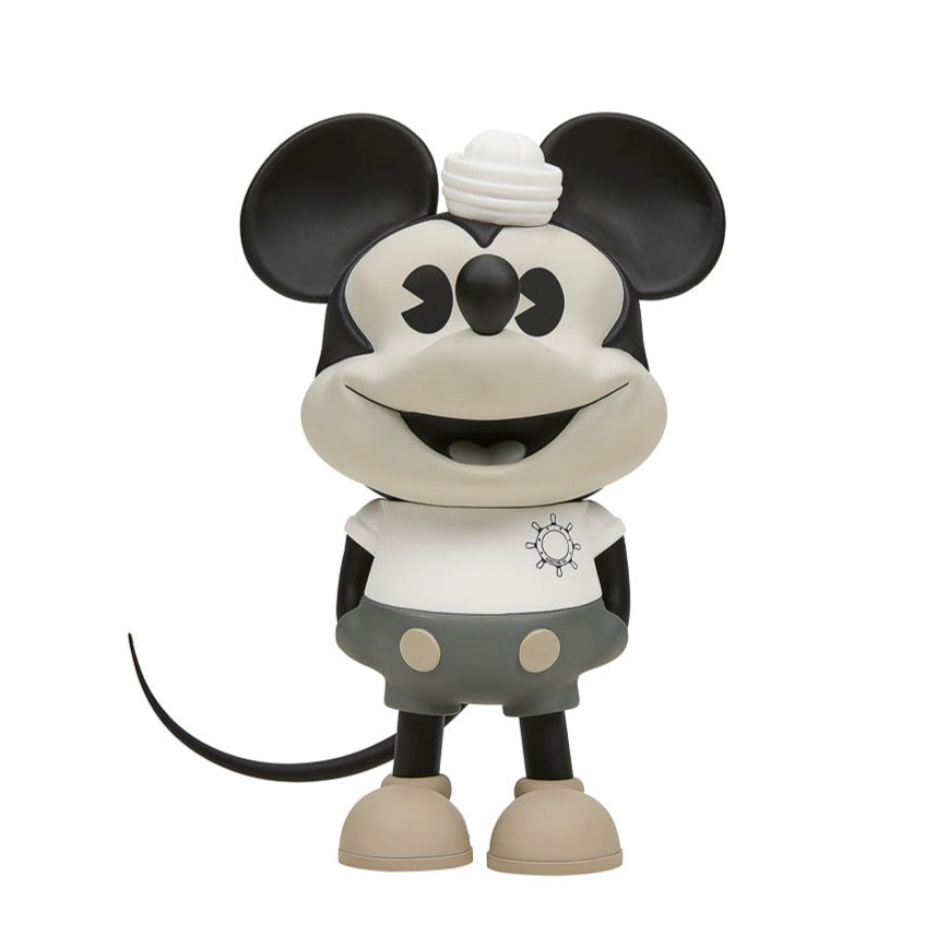 2023 CON EXCLUSIVE: Disney Mickey Mouse "Sailor M." Collectible Vinyl Figure by Pasa - Grayscale Edition - Kidrobot