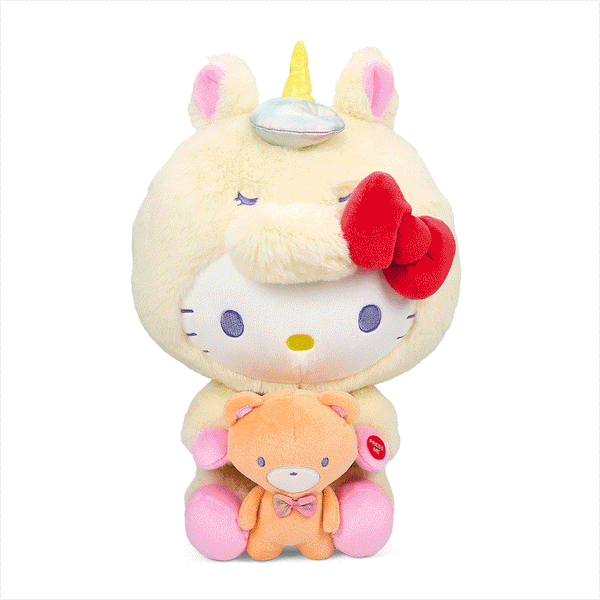 gif of man with hello kitty backpack Despicable Me Minions Fart Gun Sound Shop Universal Hello Kitty is all dressed up for Halloween and ready for an eerie Hello Kitty 13" Light-Up Unicorn