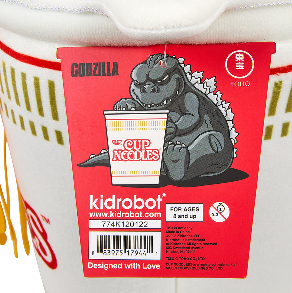 Nissin® x Godzilla - 10" Interactive Plush - Godzilla in Cup Noodles® - Kidrobot