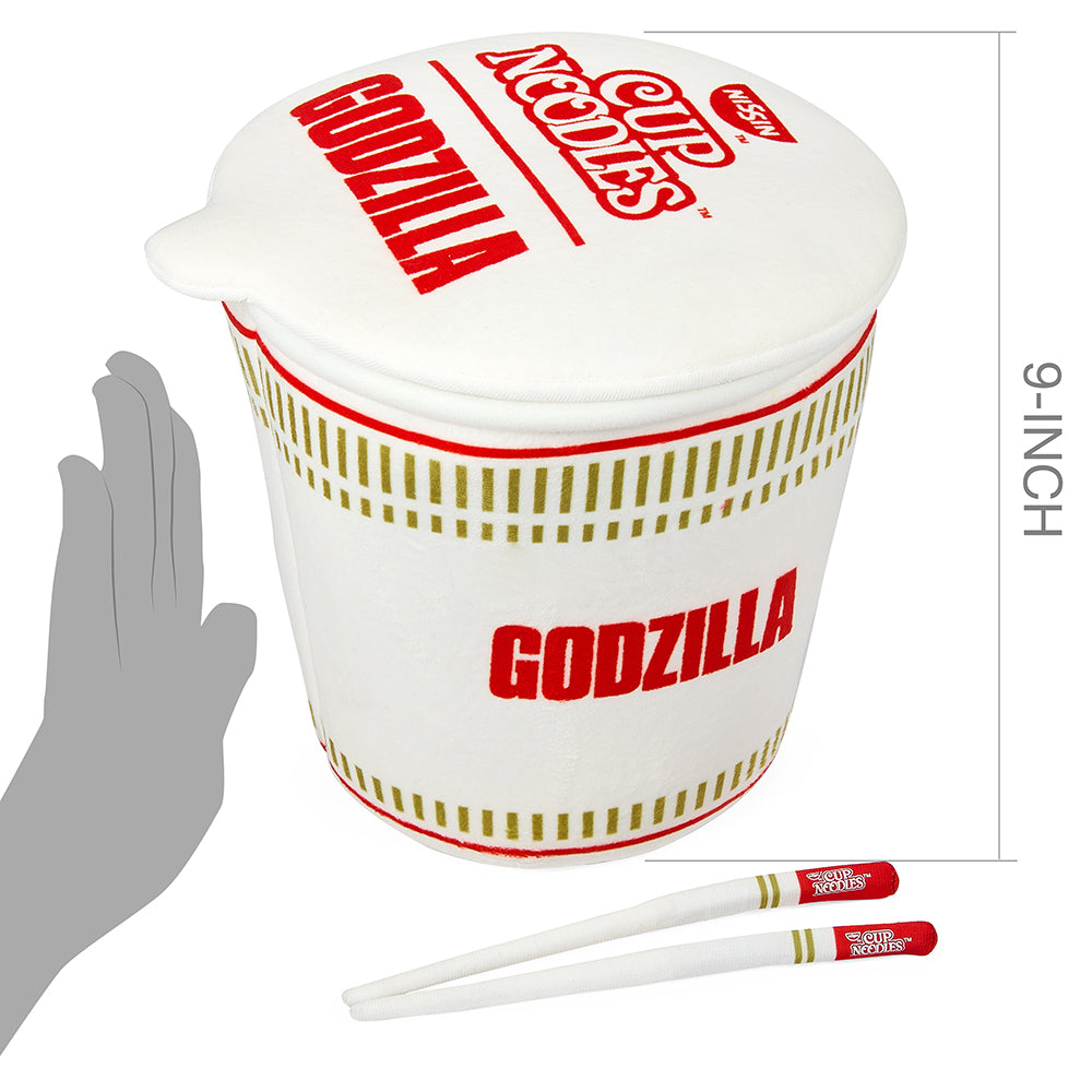 Nissin® x Godzilla - 10" Interactive Plush - Godzilla in Cup Noodles® - Kidrobot