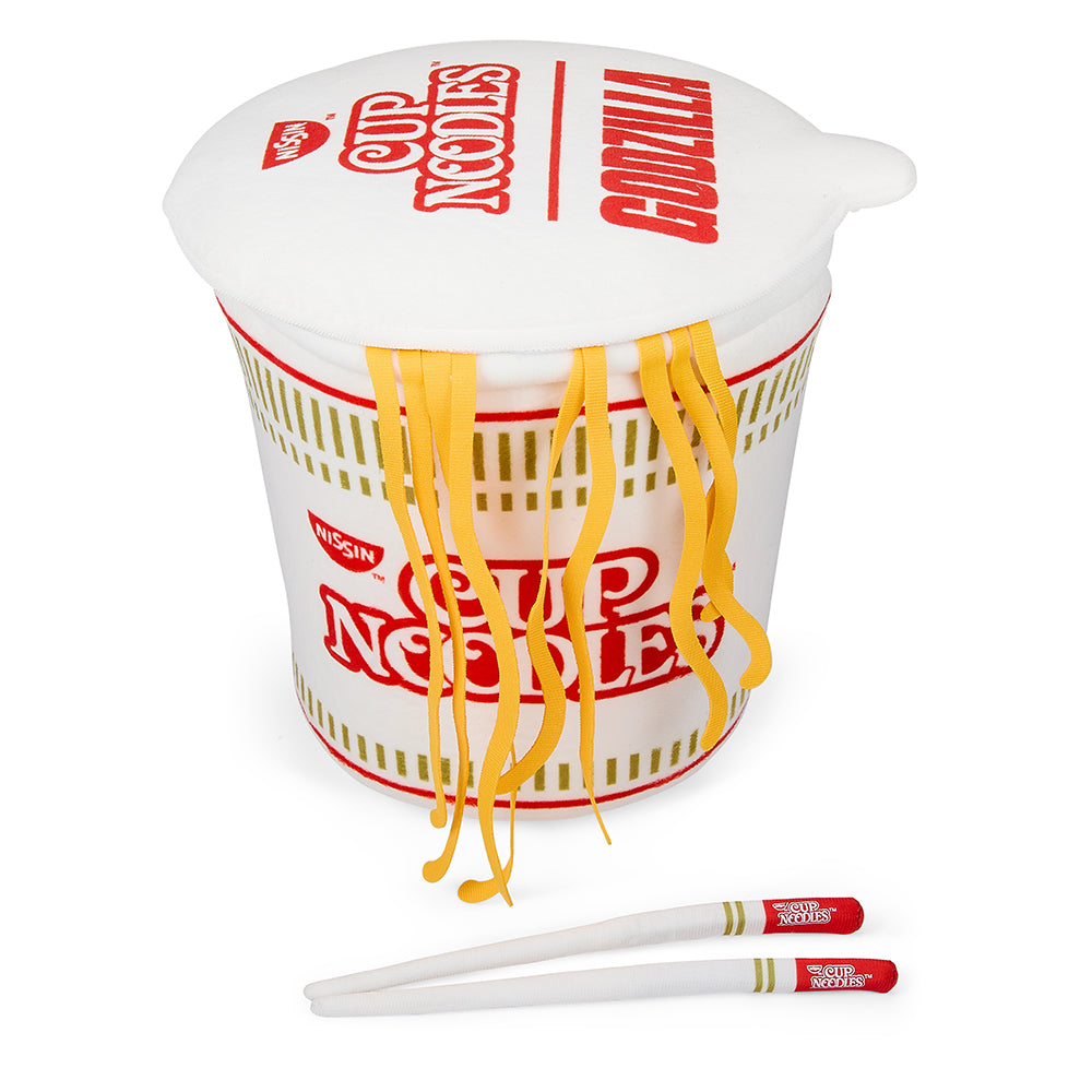 Nissin® x Godzilla - 10 Interactive Plush - Godzilla in Cup Noodles® -  Kidrobot